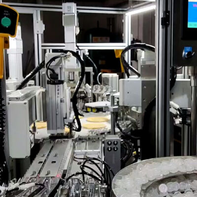 Automated CRC Cap Assembly Machine with 99% Qualified Product Rate, PLC Control, and 1500-8500pcs/hr Speed for Desiccant Caps