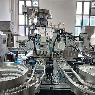 قیمت خوب ماشین غیر استاندارد برای جمع آوری سر پمپ، نوع حلقه، کنترل PLC، کار با صفحه لمسی آنلاین