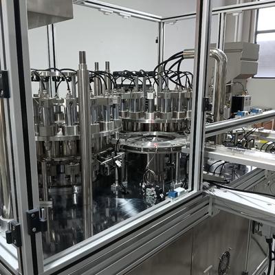 قیمت خوب Single Pull Ring Cap Assembly Machine 4500-16000pcs/hr PLC Control آنلاین