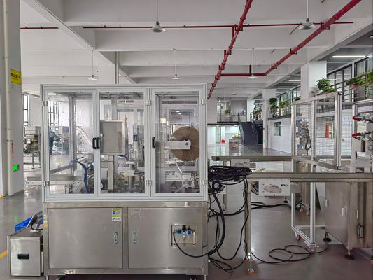 قیمت خوب 220 ولت دستگاه پوشش کپس کنترل PLC ساخته شده از فولاد ضد زنگ مکانیسم سرو عملکرد پایدار آنلاین