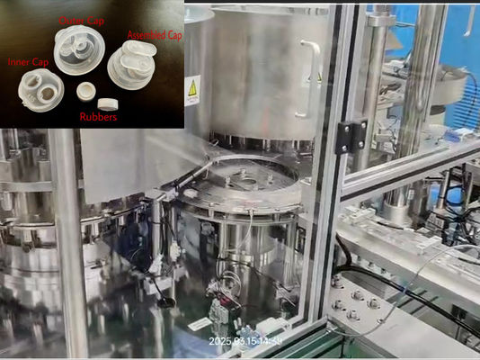 دستگاه مونتاژ Euro Cap از نوع مکانیکی برای پوشک های دوگانه پلاستیکی IV با دقت بالا و نرخ محصول با کیفیت بالا