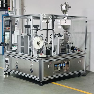 ماشین پر کردن خودکار قفل خشک کننده فولاد ضد زنگ با کنترل PLC