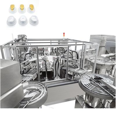 دستگاه مونتاژ فولک آلومینیومی خودکار برای آسان جدا کردن فولک آلومینیوم و خاصیت جوش عالی IV بطری های فولک با مشخصات مختلف محصول و خواسته های تولید