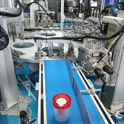 Non-standard Automated Urine Cup Assembly Machine with 99% Qualified Rate for High Efficiency Medical Product Assembly