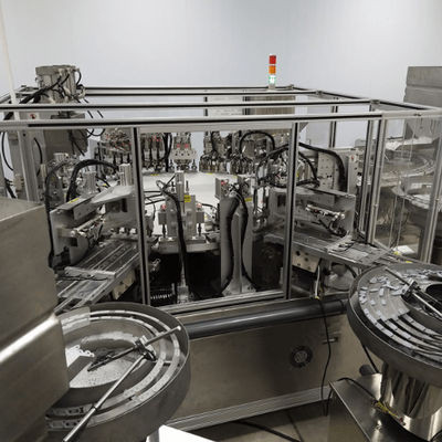 قیمت خوب Automatic Euro Cap Assembly Machine with 0.6 MPa Air Pressure and 4500-12000 per/hour Capacity for 99% Qualified Rate آنلاین